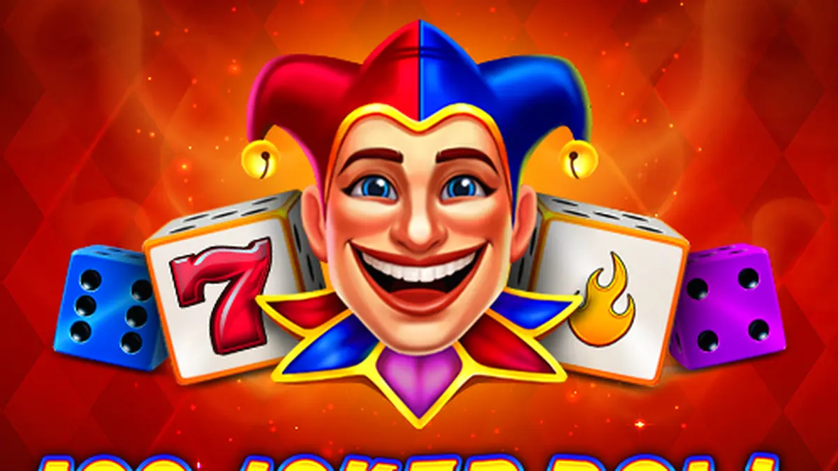Tampilan visual slot 100 Joker Roll dengan simbol klasik dan desain modern